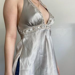Vintage Victoria’s secret silk halter top!